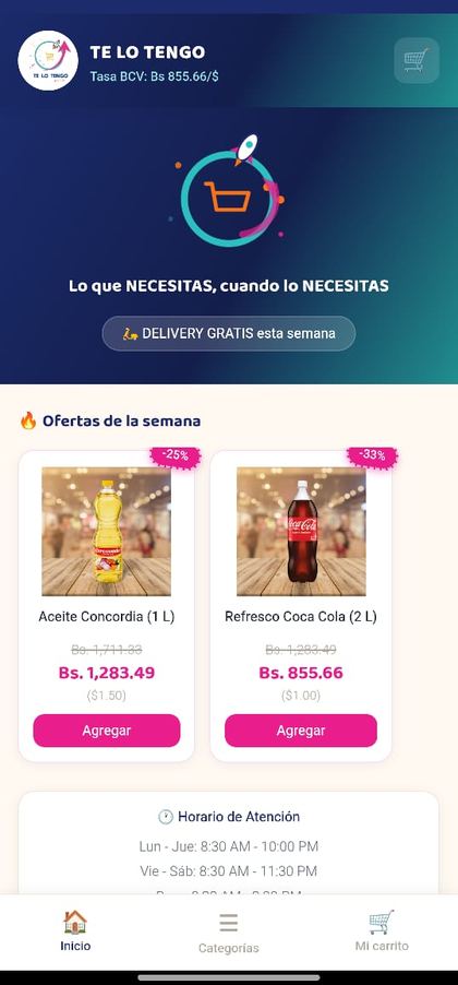 Te lo tengo, inicio